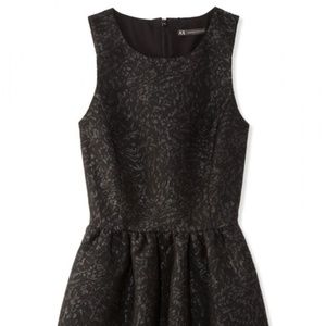 Armani Exchange Embroidered Fit & Flare Dress